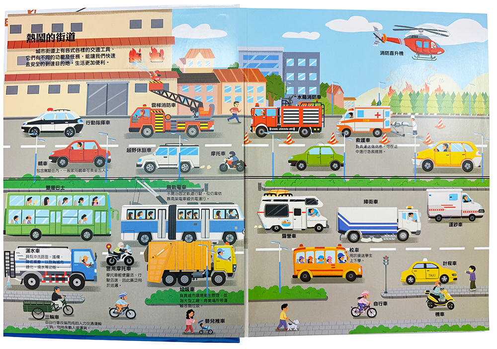 大知識大百科3D立體書：大交通